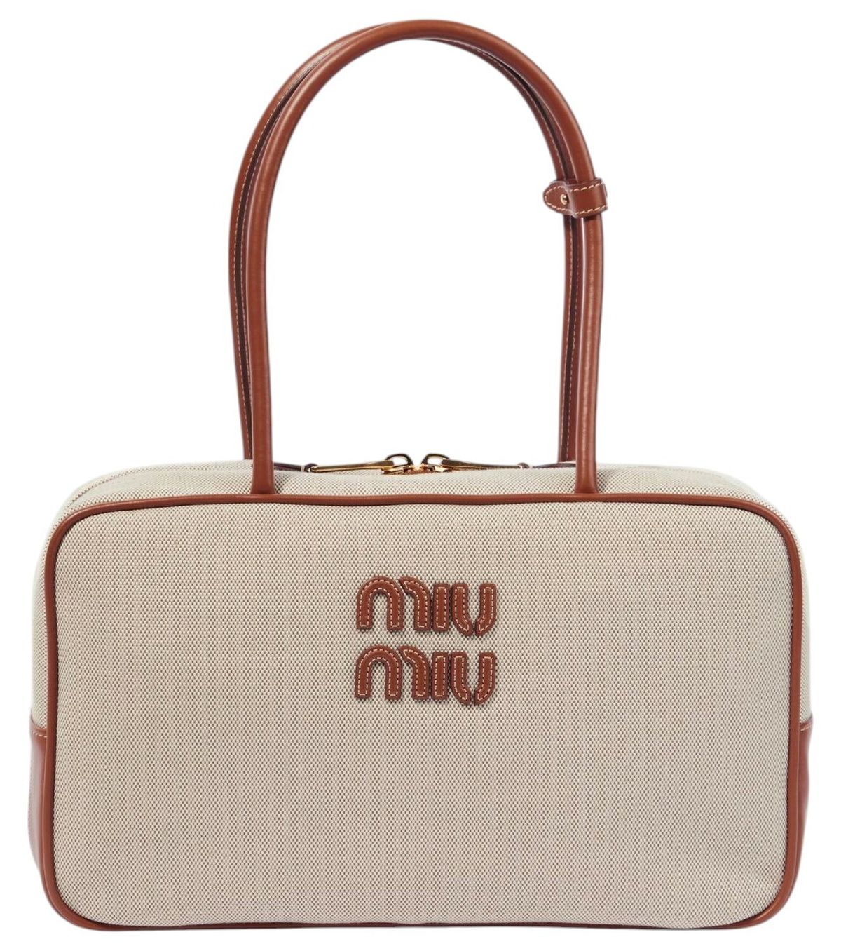 ハンドバッグ MIU MIU BEAU LARGE LEATHER HANDBAG Miu Miu Beau Large leather tote bag Miu Miu