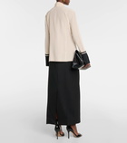 Victoria Beckham Bow tie-neck silk crêpe blouse