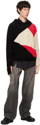 Andersson Bell Black & Red Fite Hoodie