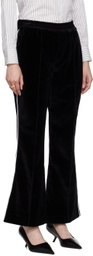 Ernest W. Baker Black Flared Lounge Pants