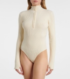 Cordova Butte ribbed-knit wool-blend bodysuit
