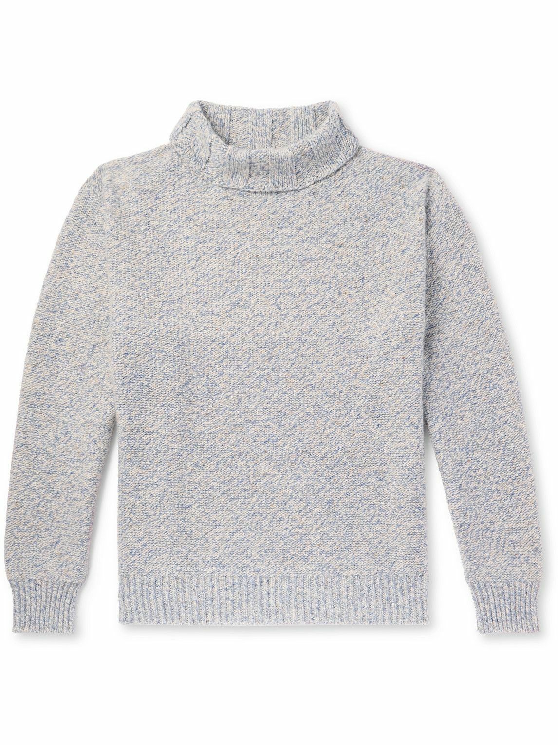 Inis Meáin - Cashmere Rollneck Sweater - Gray
