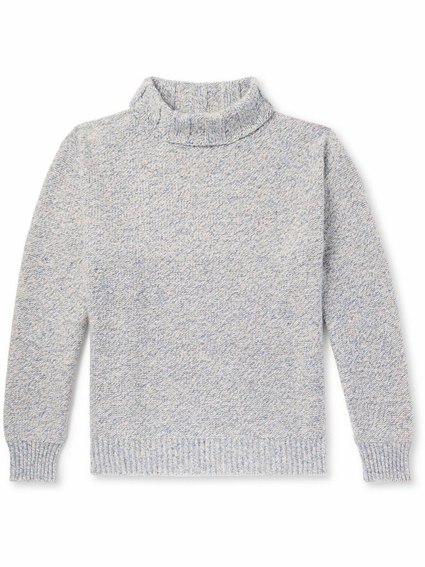 Photo: Inis Meáin - Cashmere Rollneck Sweater - Gray