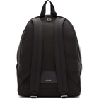 Saint Laurent Black Coated Canvas City Backpack