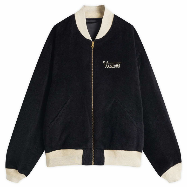 Photo: Visvim Men's Otis Wool Military Boa Jacket in Black