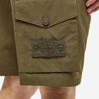 Stone Island Men's Ghost Cargo Shorts in Olive