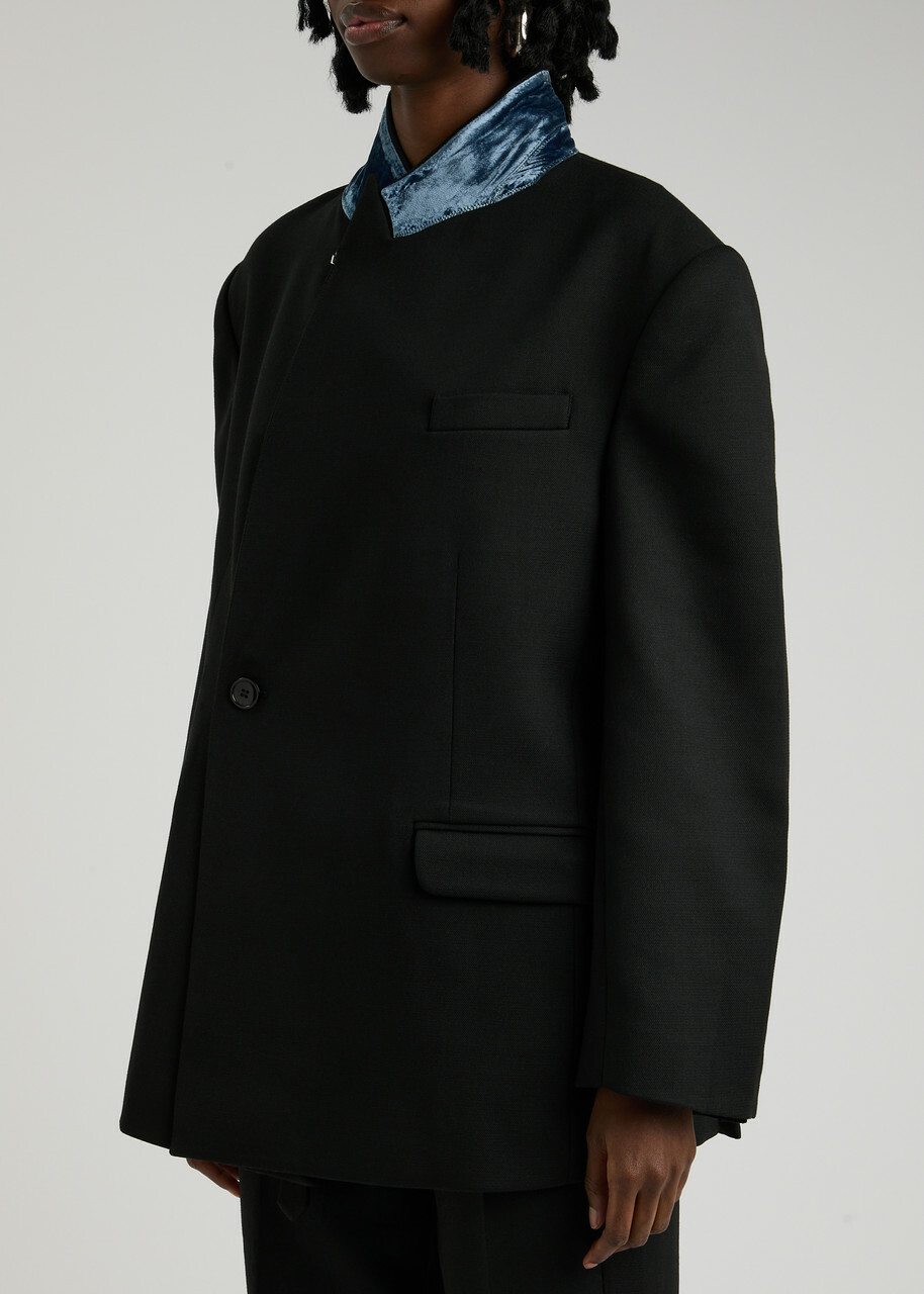 Paris Georgia Male Twill Blazer Black