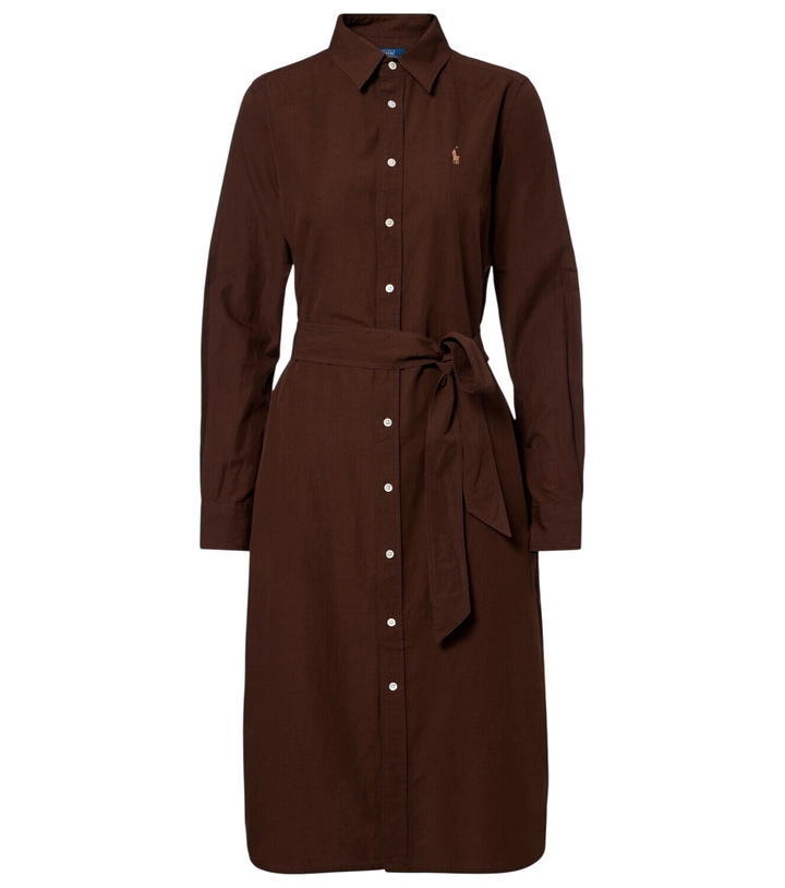 Photo: Polo Ralph Lauren Cotton and linen shirt dress