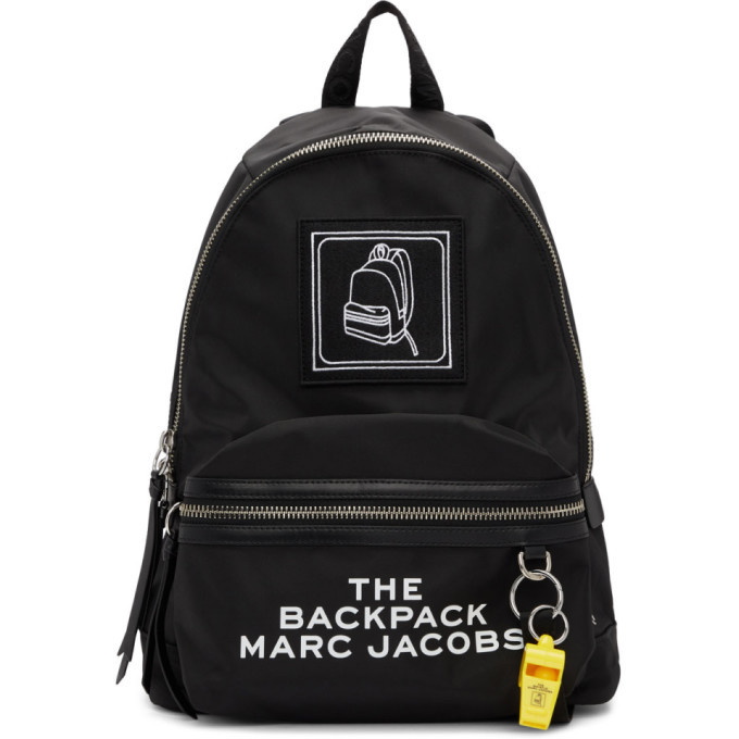 NWT Marc by Marc Jacobs Graffiti Packable Black White Backpack