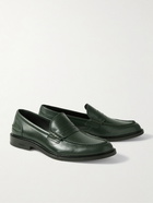 VINNY's - Townee Leather Penny Loafers - Green