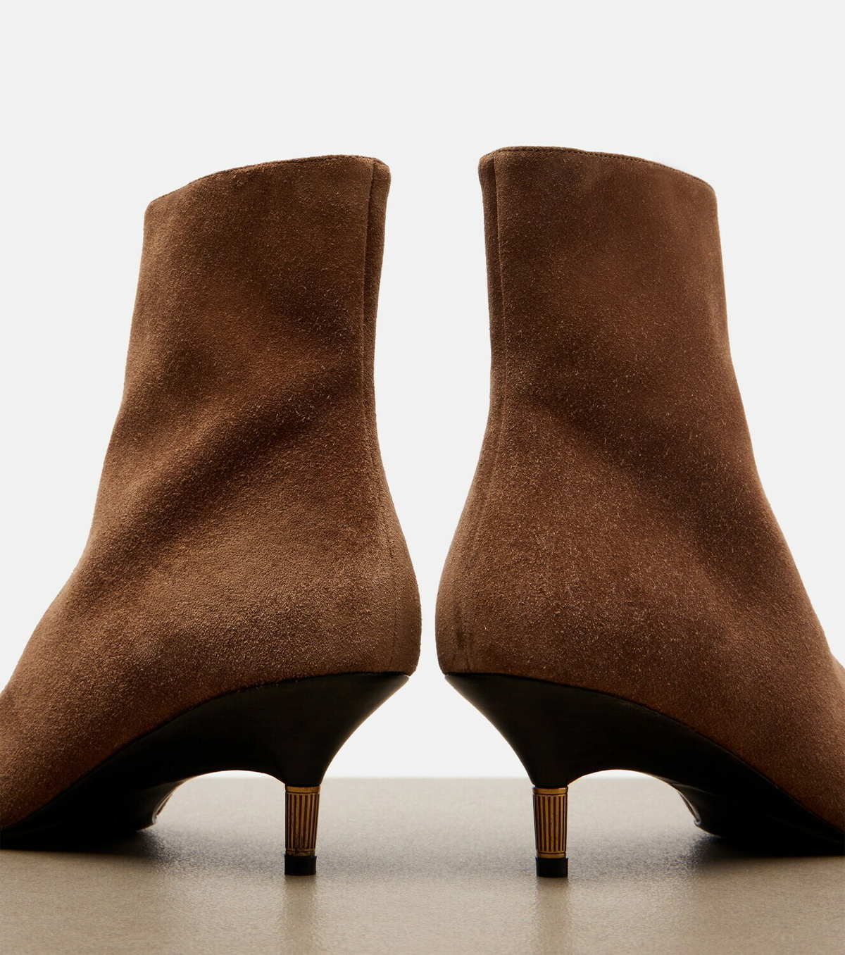 Khaite Bella suede ankle boots