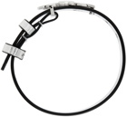 Salvatore Ferragamo Silver Gancini Bracelet