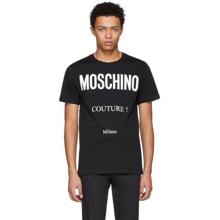 Photo: Moschino Black Couture Logo T-Shirt