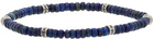 Salvatore Ferragamo Blue BR Beadstone Bracelet