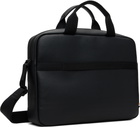 BOSS Black Grained Faux-Leather Briefcase