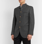 Favourbrook - Charcoal Shaftesbury Slim-Fit Cashmere-Twill Jacket - Gray