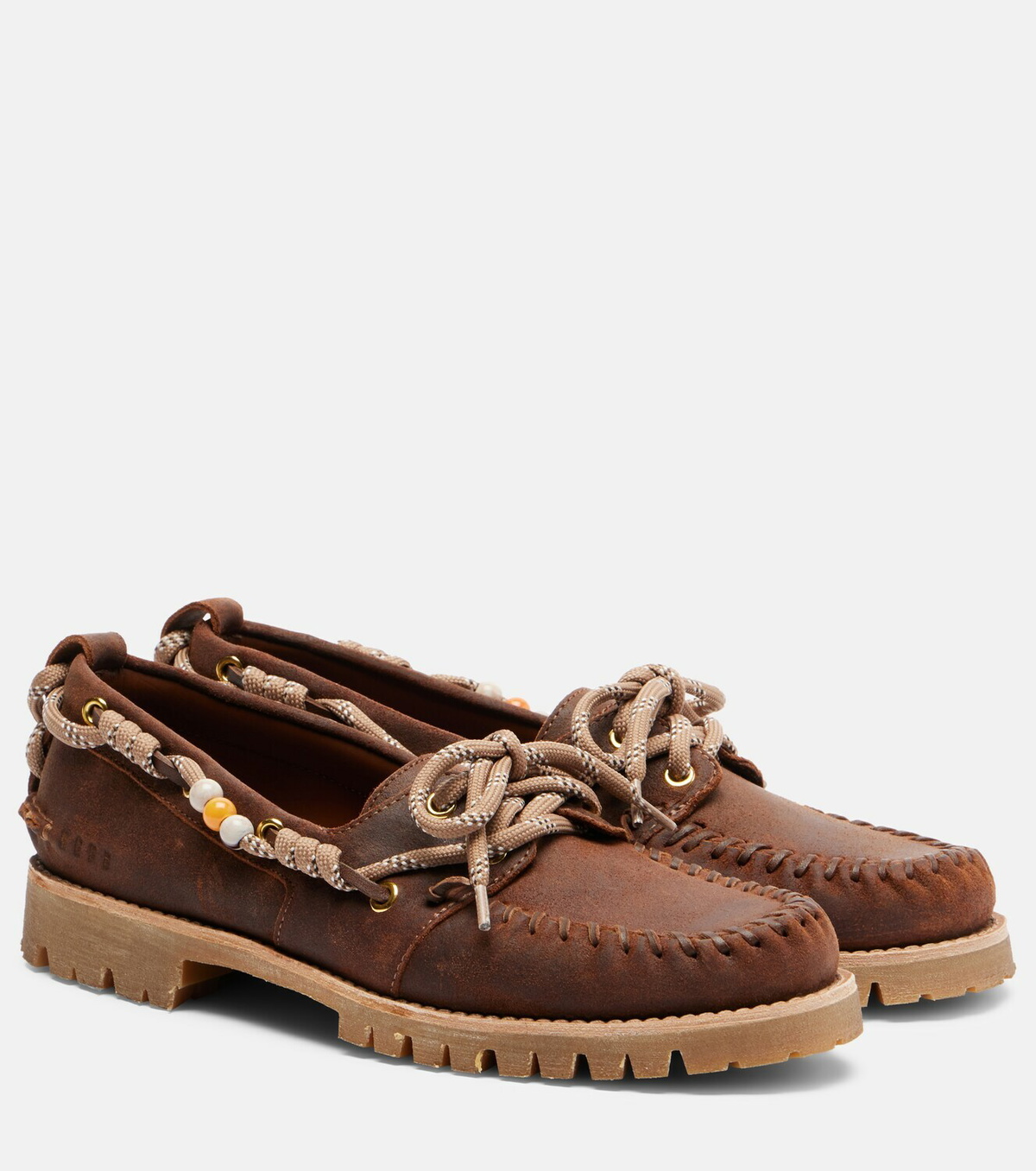 Golden Goose Cruise suede boat shoes