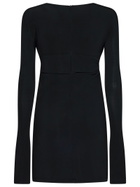 AMBUSH Heart Shaped Cut Out Mini Black Dress