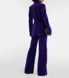 Costarellos Cotton velvet blazer