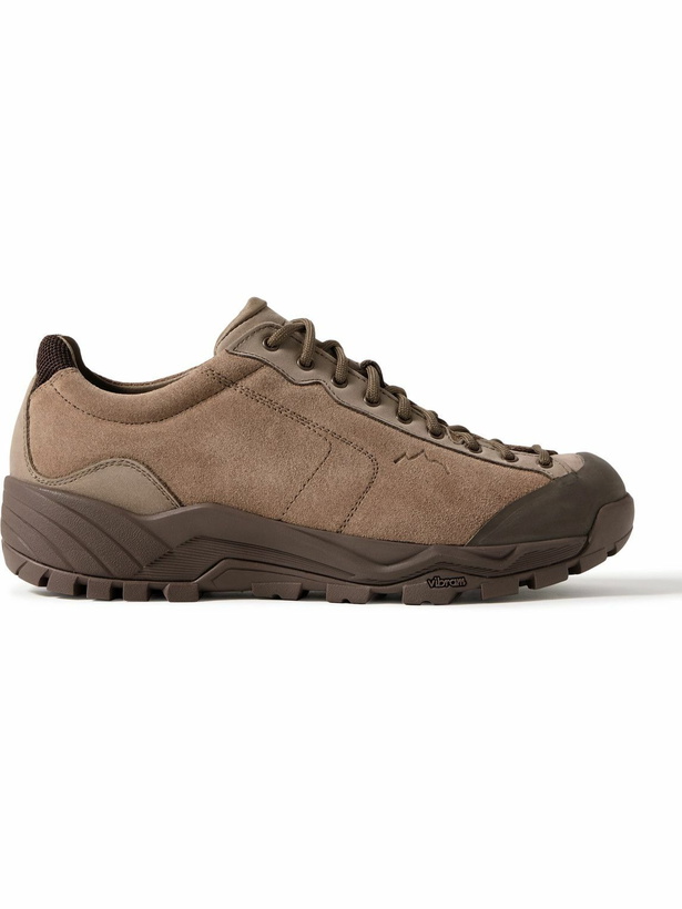 Photo: Diemme - Movida Rubber-Trimmed Suede Sneakers - Brown