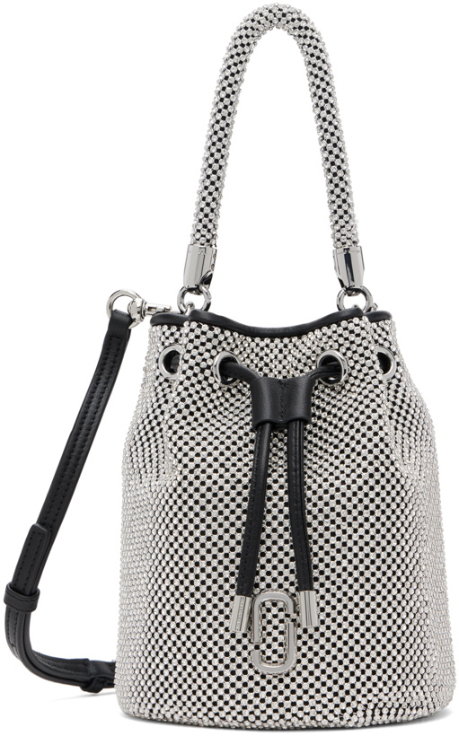 Photo: Marc Jacobs Silver & Black 'The Rhinestone Mini Bucket' Bag