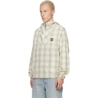 AAPE by A Bathing Ape Off-White & Beige 'AAPE' Main Reversible Jacket