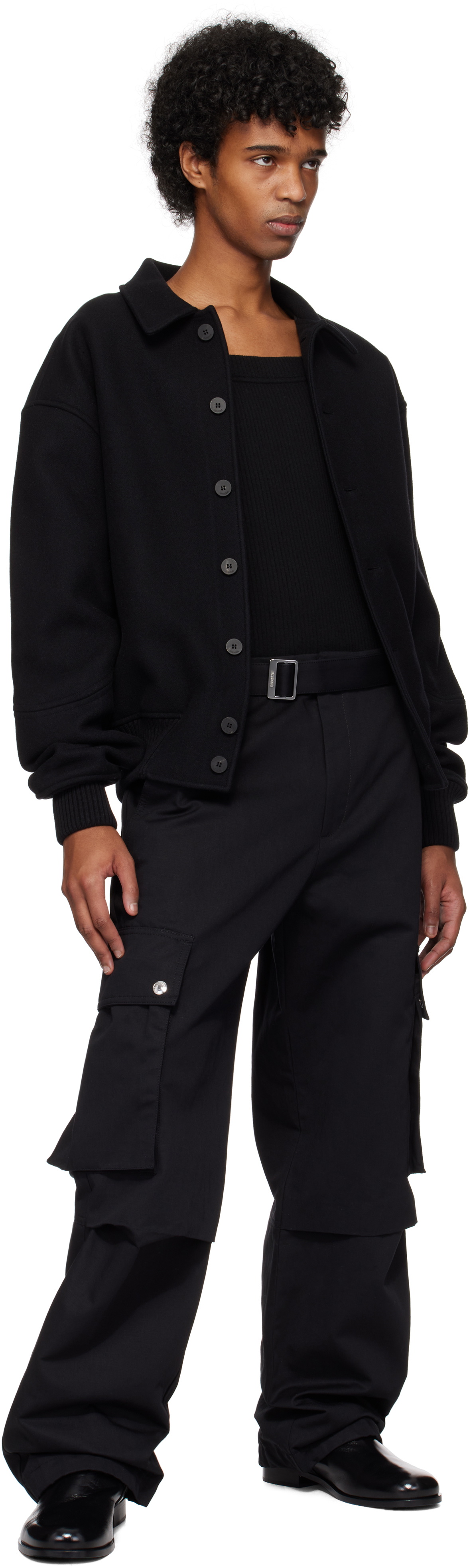 JACQUEMUS Black 'The Feltro' Bomber Jacket