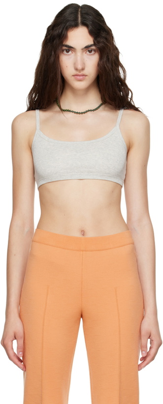 Photo: FLORE FLORE Gray Bibi Bralette