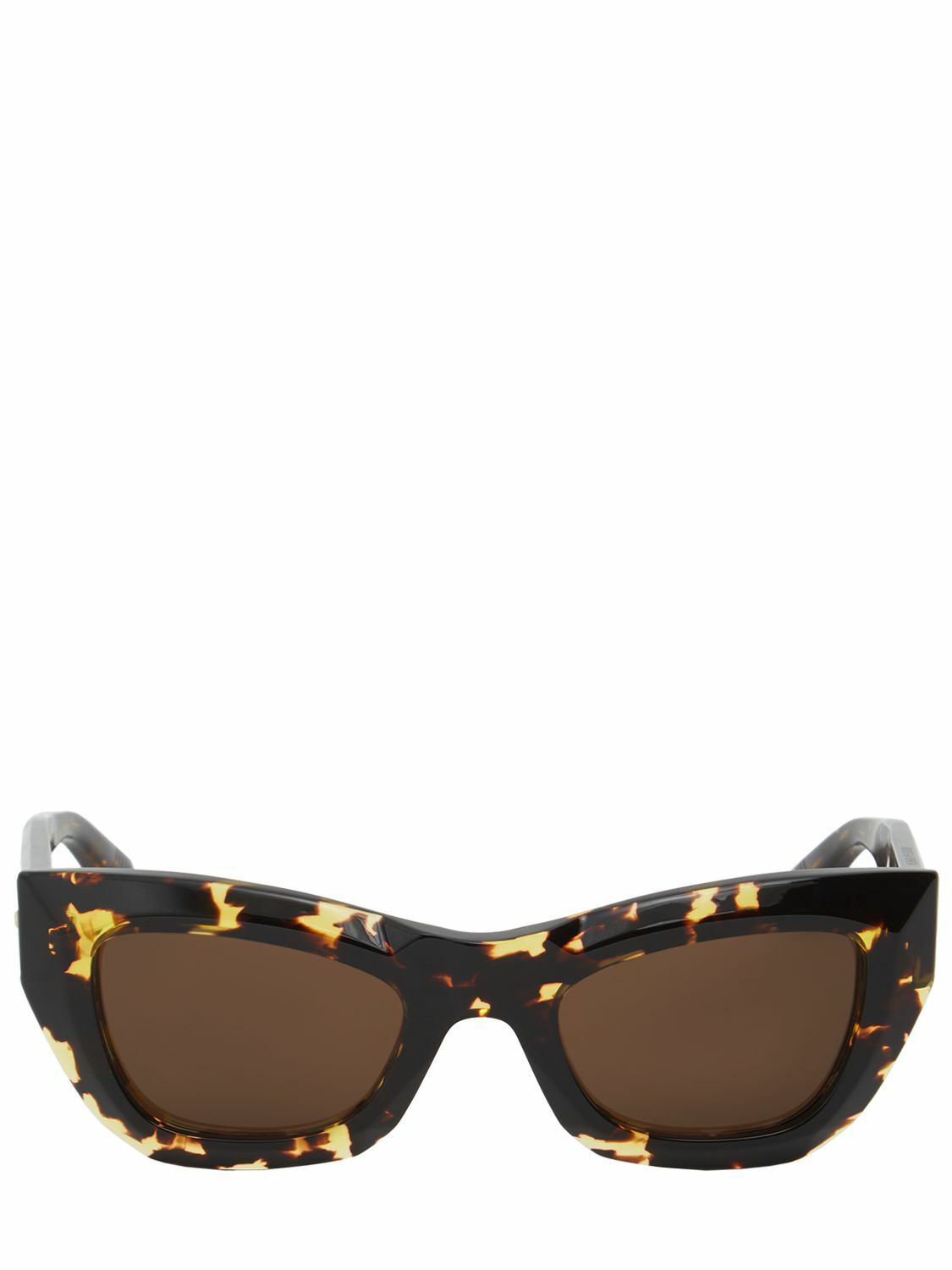 Bottega Veneta Women's Angle Acetate Sunglasses Black