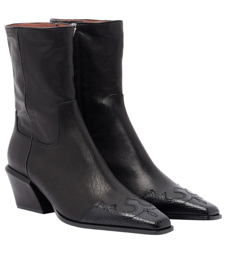 Photo: Paris Texas Bettina leather cowboy boots