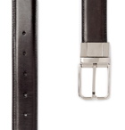 Berluti - 3.5cm Scritto Reversible Leather Belt - Men - Brown