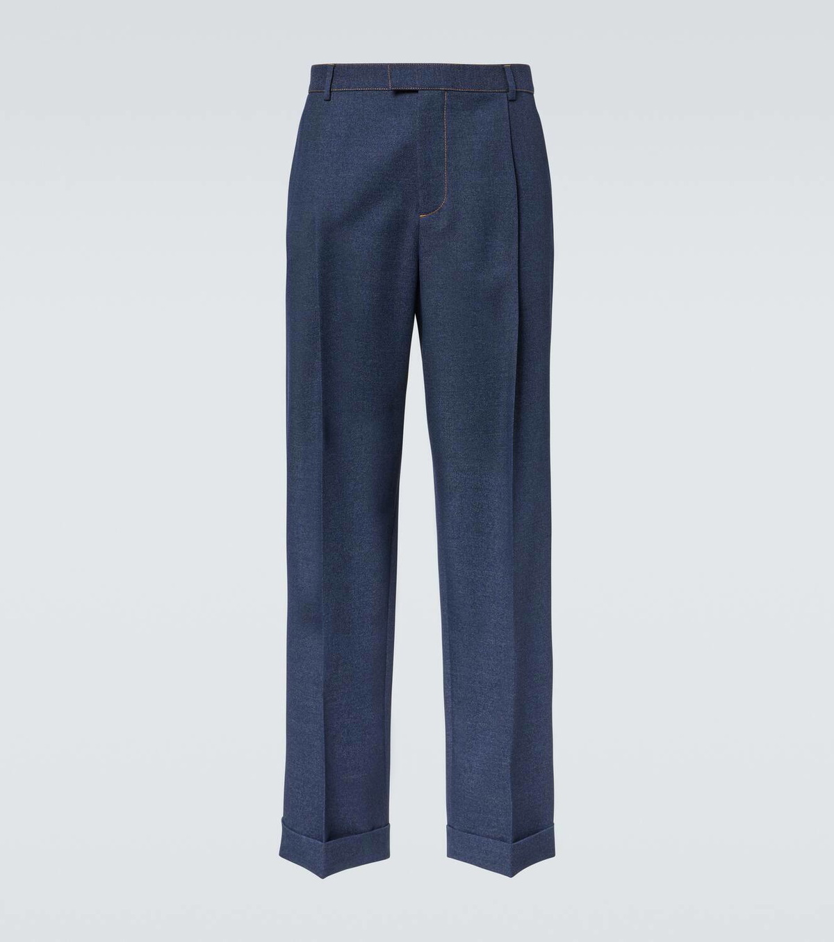 Bottega Veneta Wool drill wide-leg pants Bottega Veneta