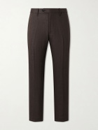 Rag & Bone - Evan Straight-Leg Pleated Linen Trousers - Brown