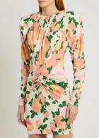 Stella Mccartney Floral-print Crepe-jersey Mini Dress Multicoloured 1