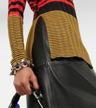 Proenza Schouler Slinky stripe long sleeve sweater