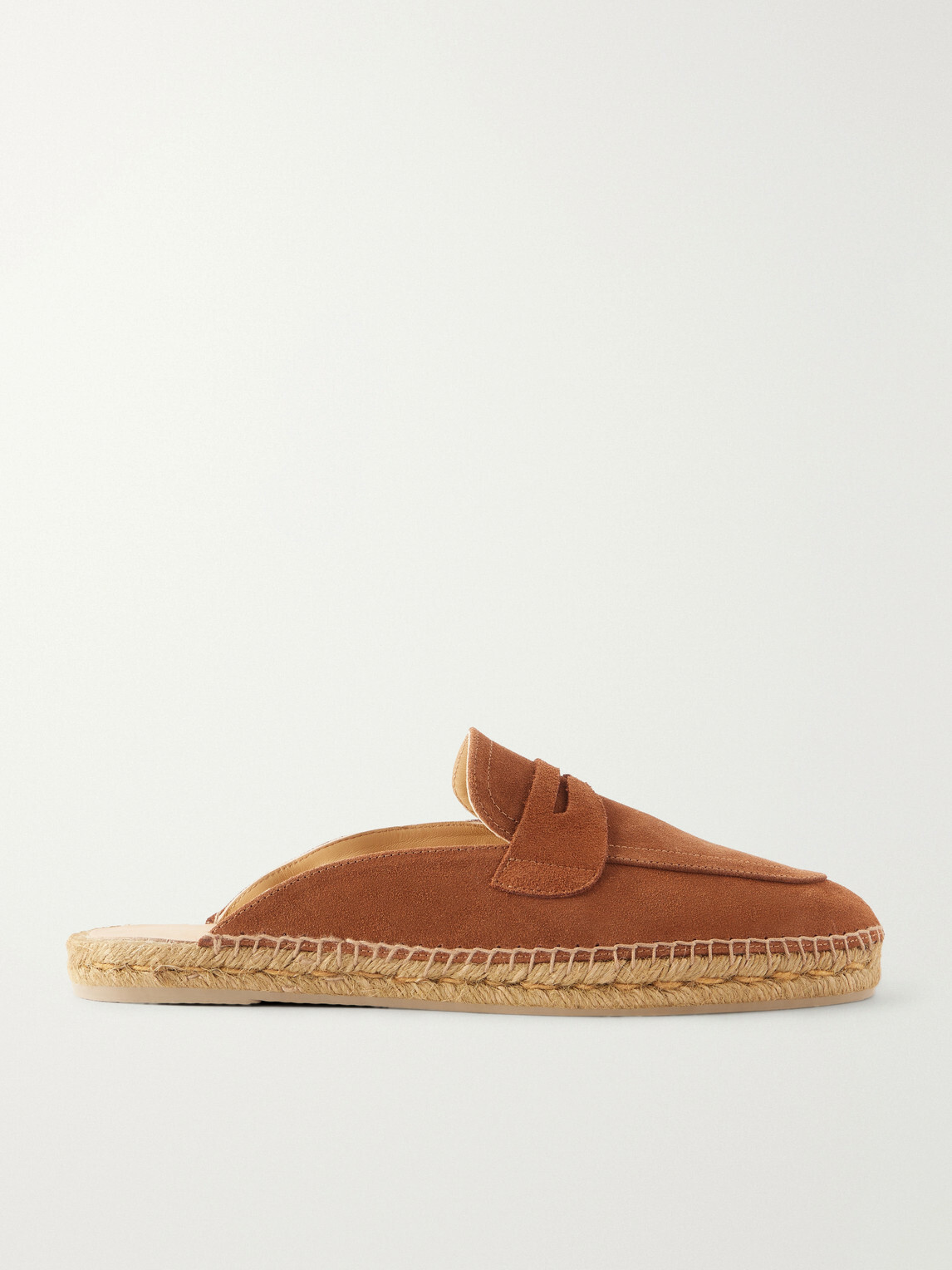 Castañer - Nando Suede Backless Espadrilles - Brown