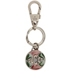 Gucci Silver Logo Keychain