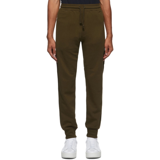 Photo: Dries Van Noten Khaki Zip Pockets Lounge Pants