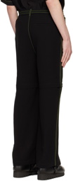 Feng Chen Wang Black Convertible Trousers