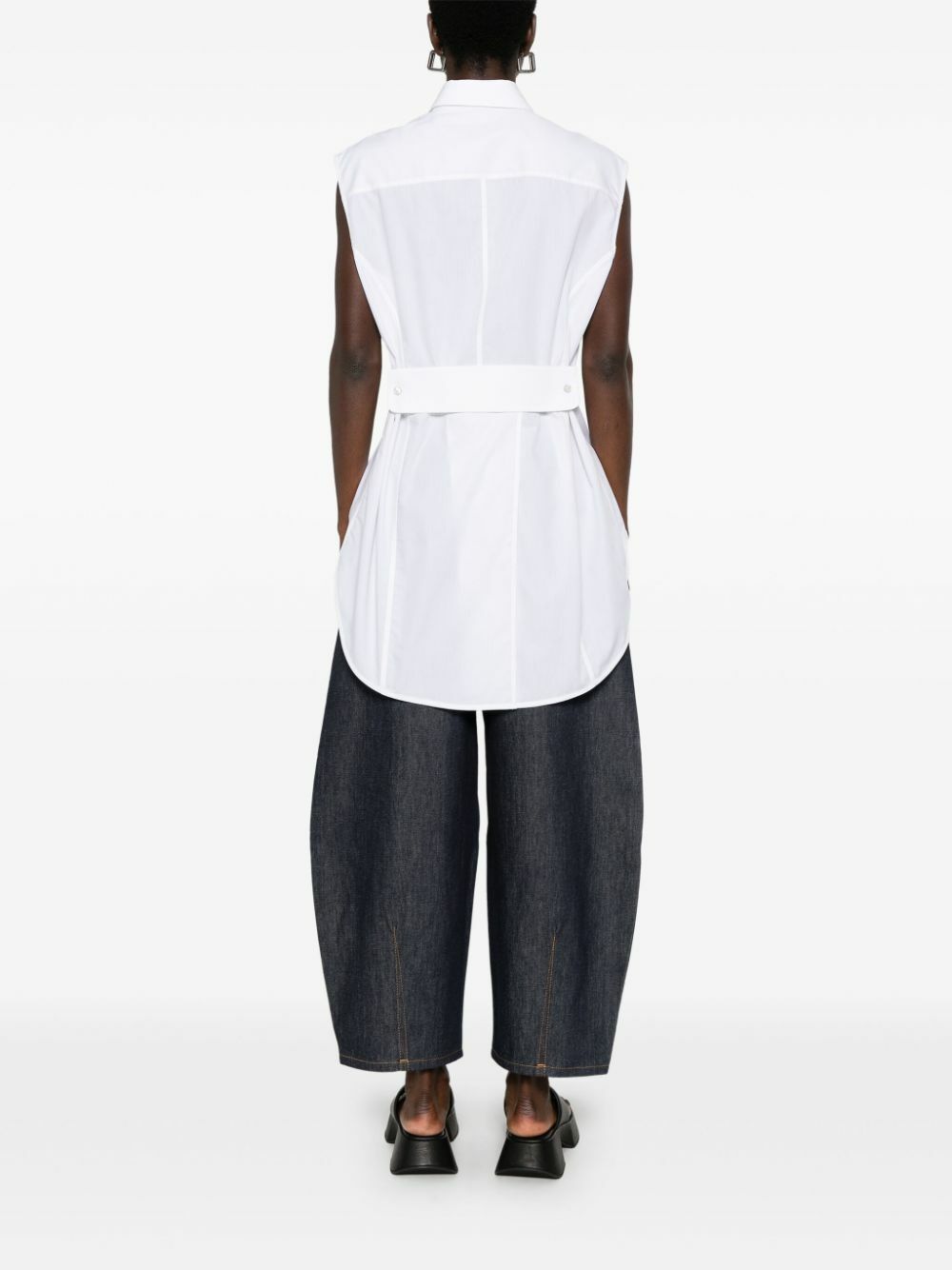 Helmut Lang Women's Zippered Apex Jersey Black