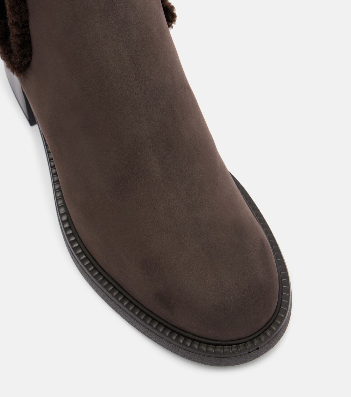 Tod's Shearling-lined leather Chelsea boots