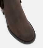 Tod's Shearling-lined leather Chelsea boots