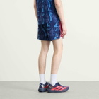 Adidas Running Men's adidas x Labrum Gel Shorts in Dark Blue Lucid Red