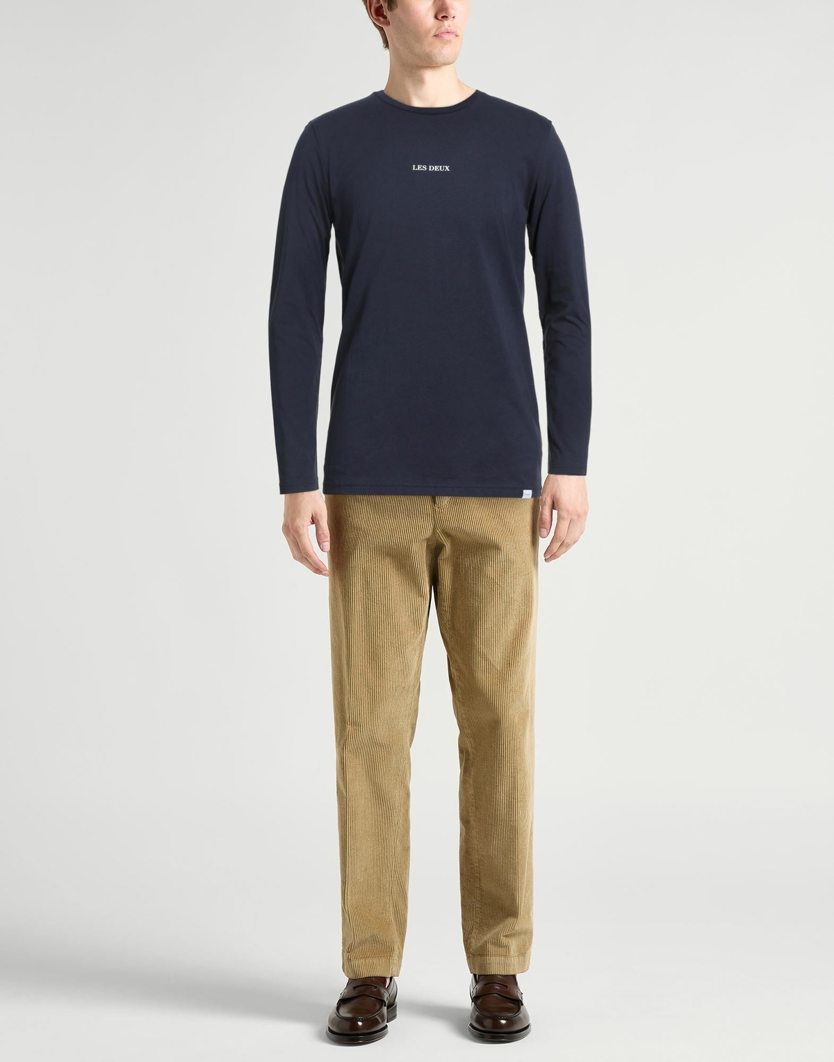 Les Deux Mens T-shirt Midnight in Blue