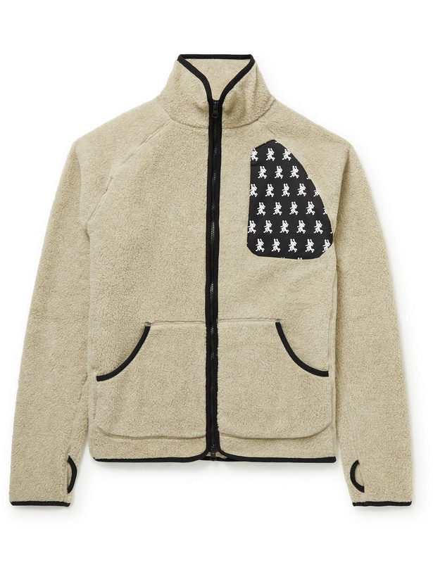 Photo: DISTRICT VISION - Greg Shell-Trimmed Fleece Jacket - Neutrals