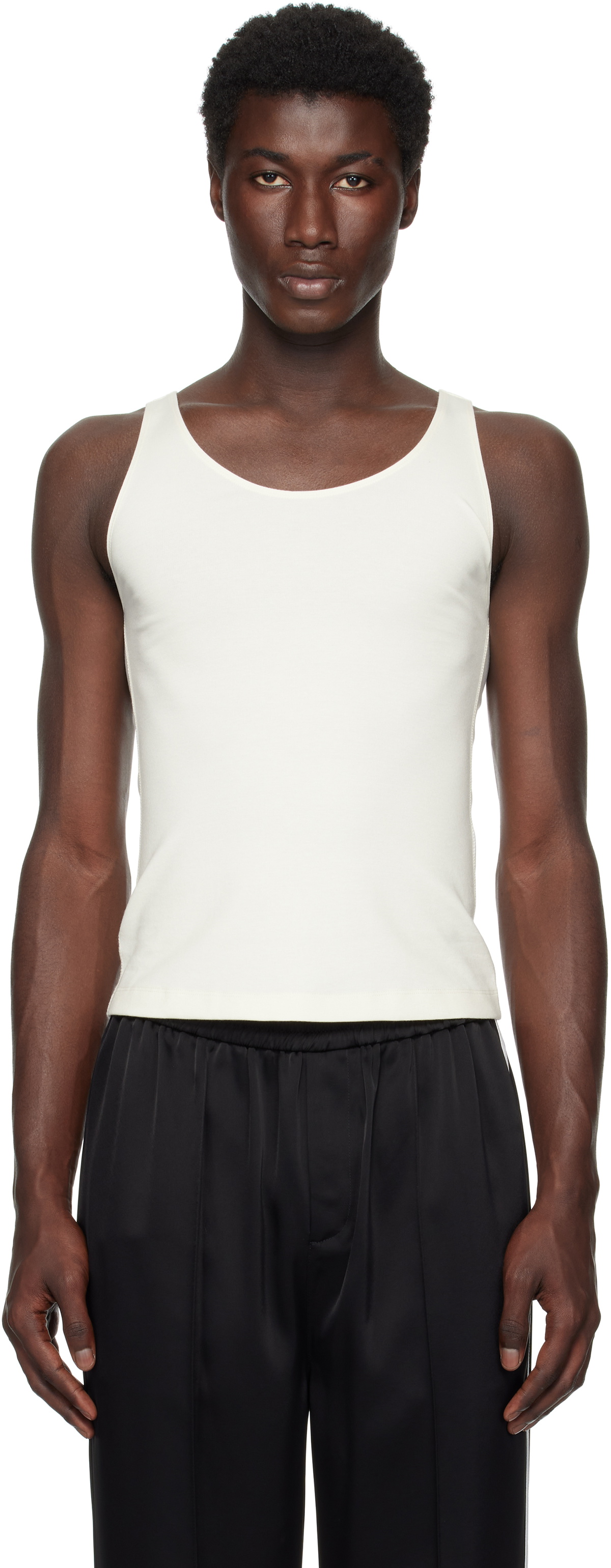 大人気！まとめ一覧 Peter Do Peter Top Tank Creased White Do トップス