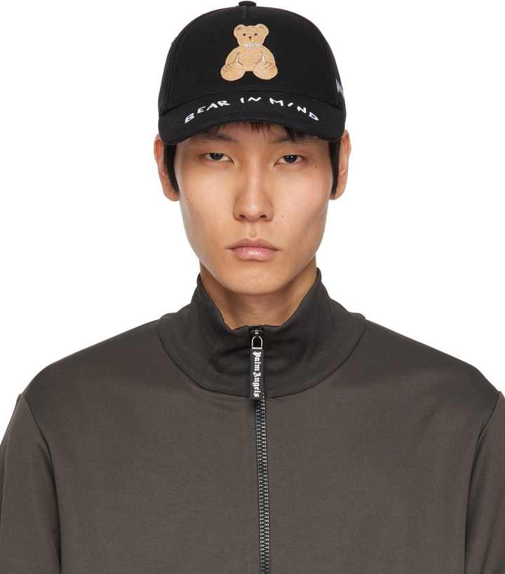 Photo: Palm Angels Black 'Bear In Mind' Cap