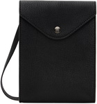 LEMAIRE Black Envelope Strap Pouch