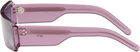 Rick Owens Purple Temple Gethshades Sunglasses