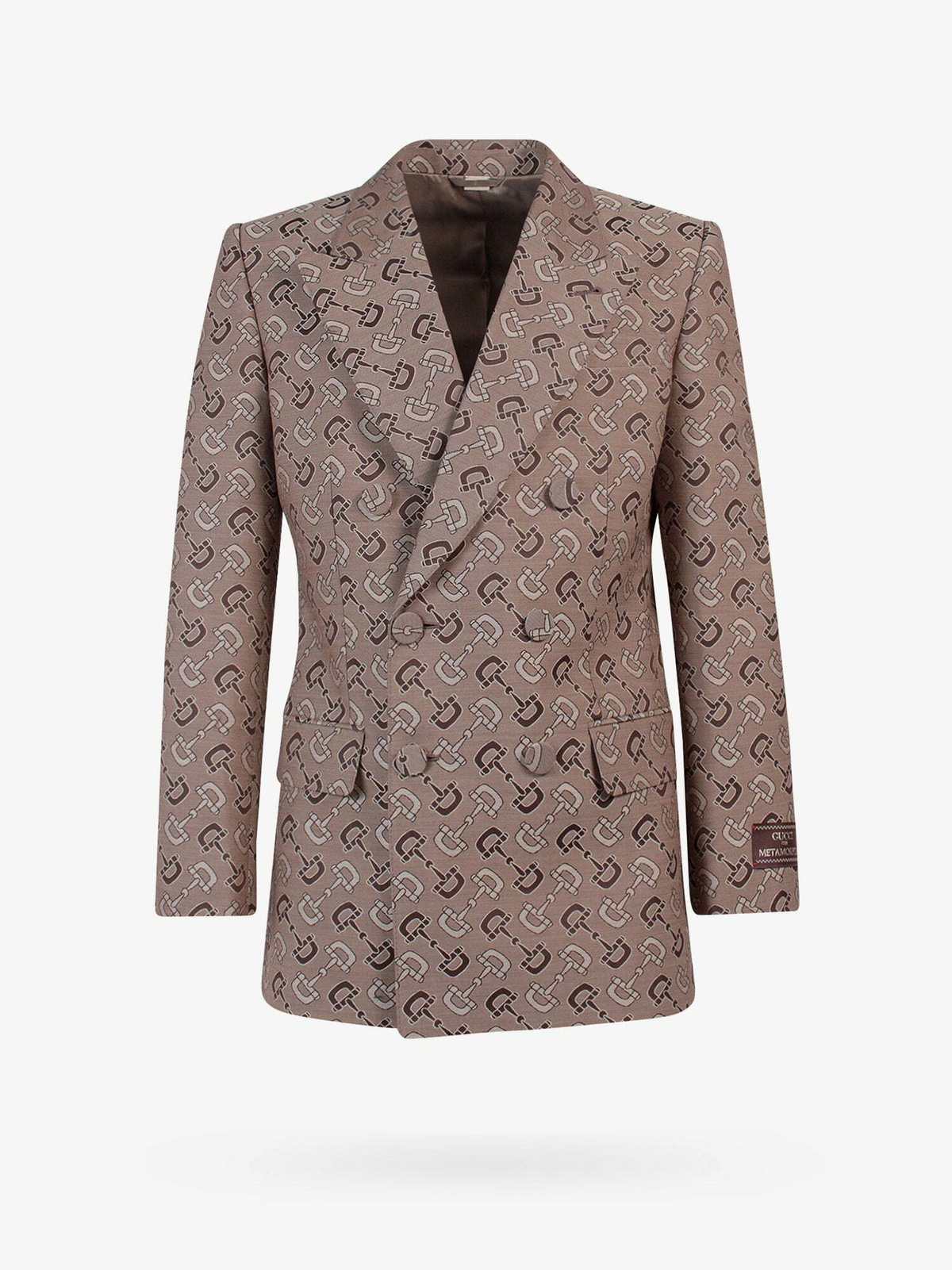 Gucci Blazer Beige Mens Gucci